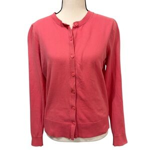 LOFT | Coral Knit Cardigan